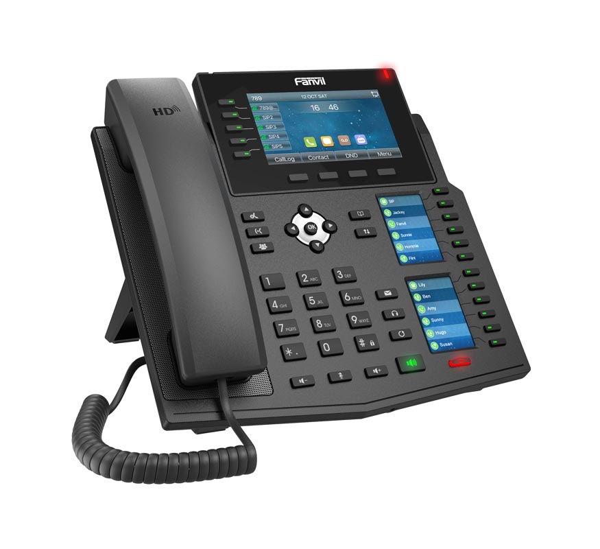 Fanvil IP-Telefon X6U schwarz