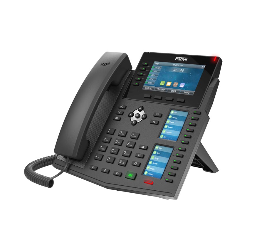 Fanvil IP-Telefon X6U schwarz