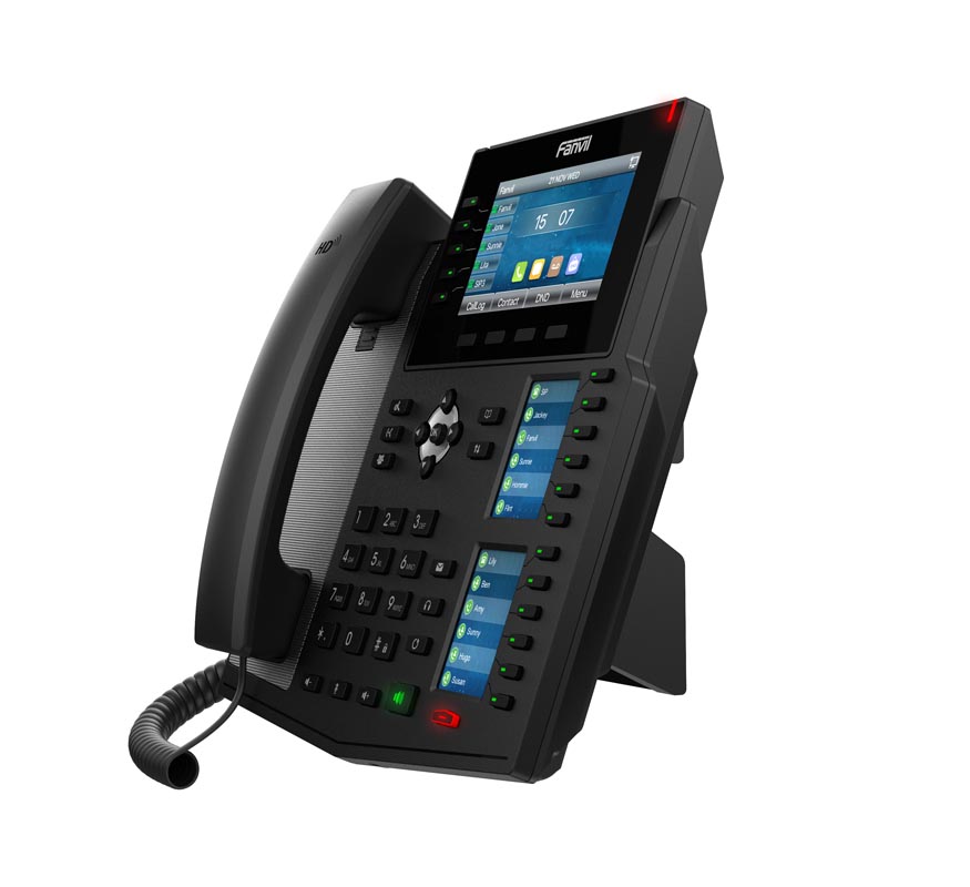 Fanvil IP-Telefon X6U schwarz